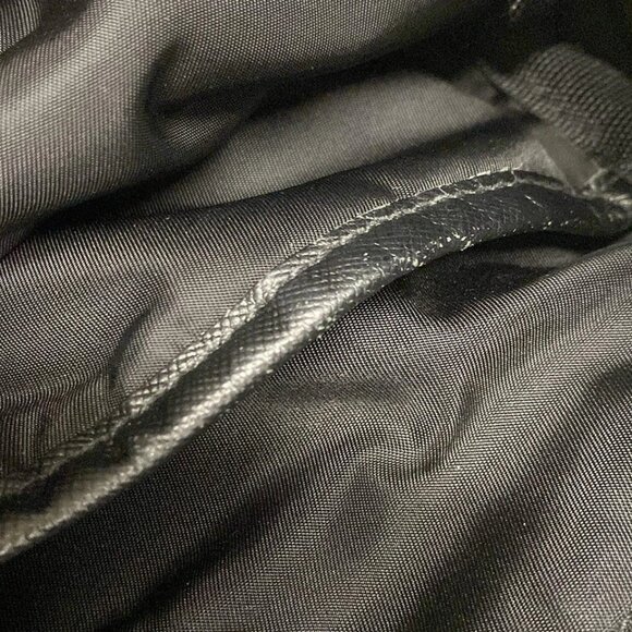 PRADA -  Black Nylon Leather Backpack 728-071625 - Picture 13 of 14